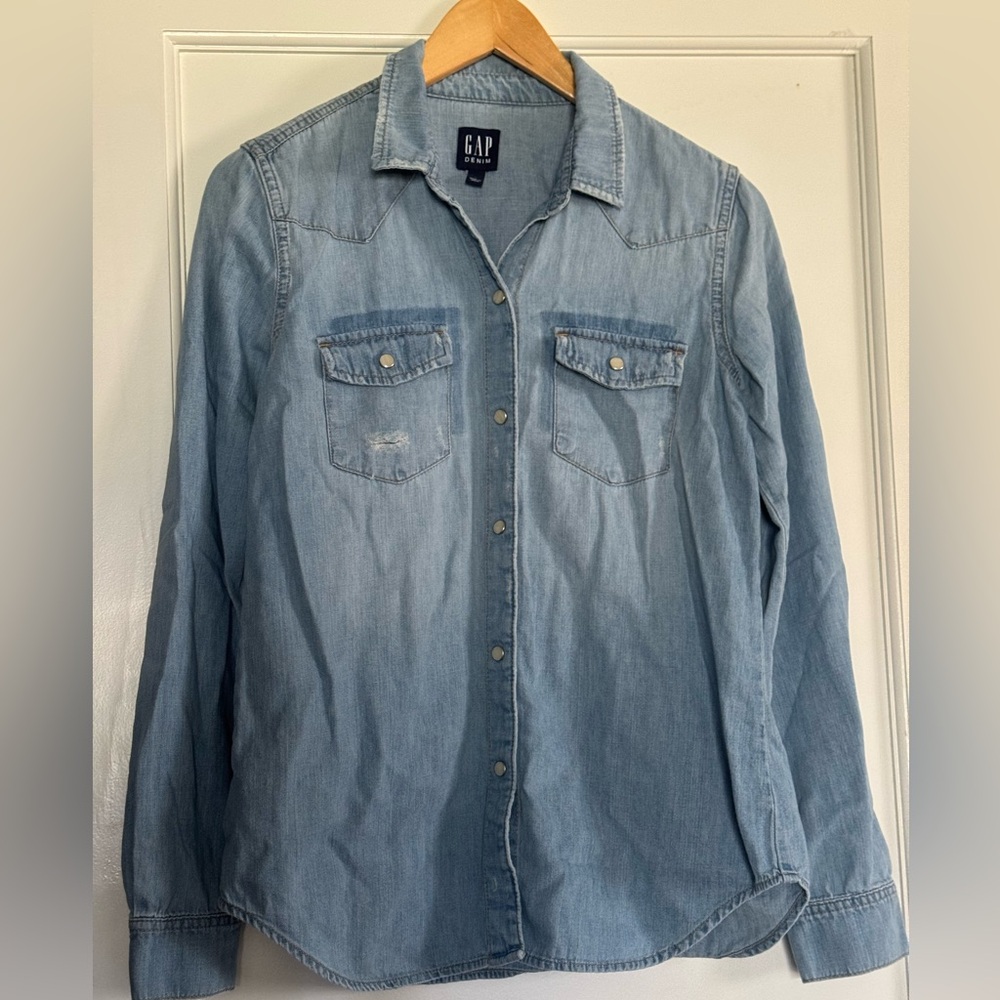Lt. Denim Western Shirt